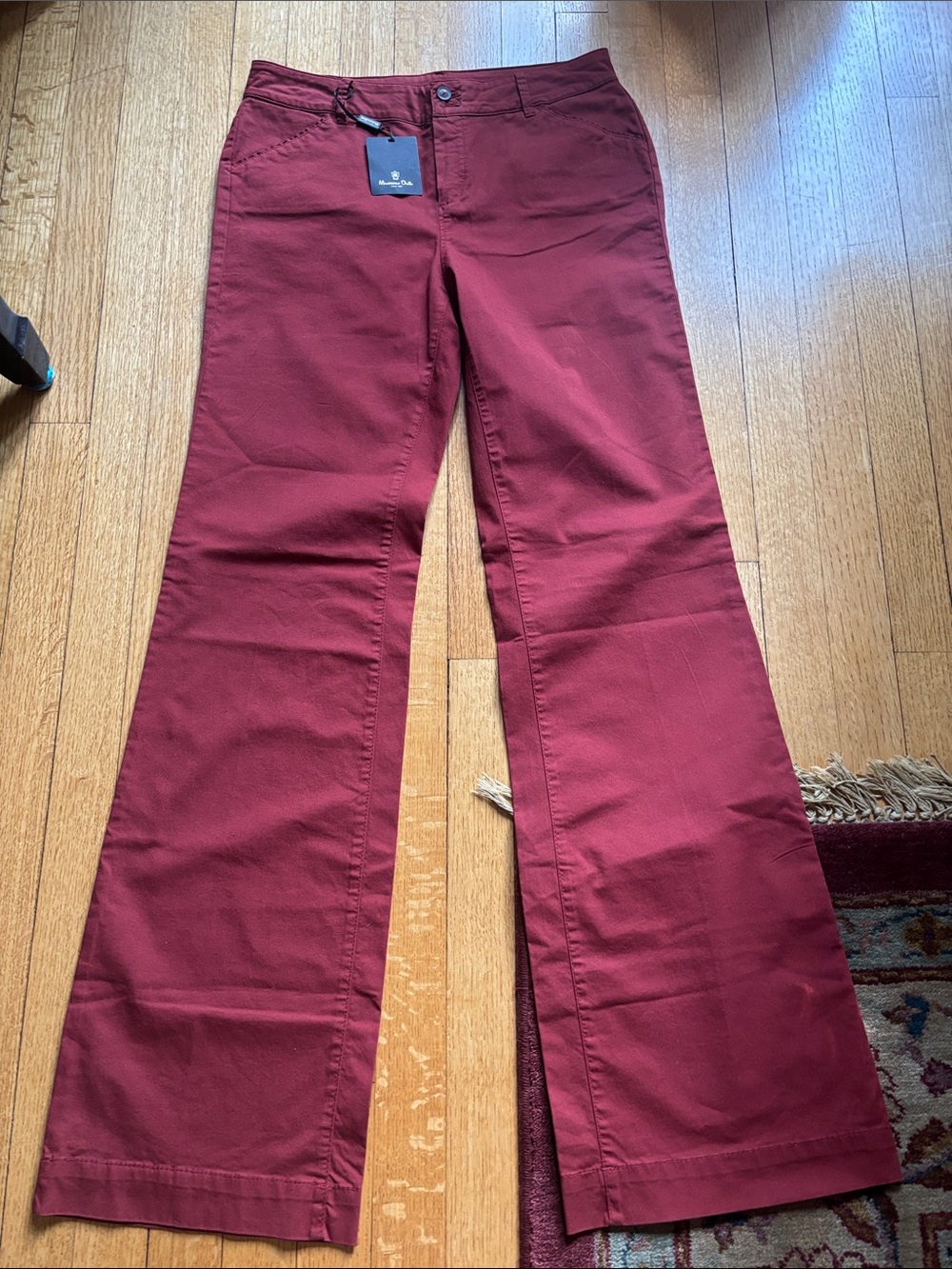 Massimo Dutti Rust Chinos
